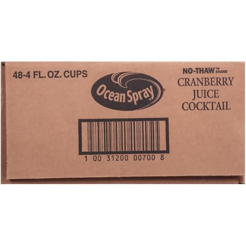 Ocean Spray Cran-Grape Juice Cups 4 Ounce (Pack of 48)