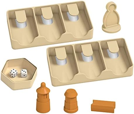 CATAN Traveler COMPACT EDITION Board Game - Settle, Trade, and Build on the Go! Strategy Game, Family Game for Kids and Adults, Ages 10+, 2-4 Players