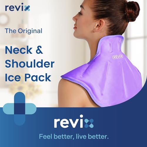 REVIX Ice Pack for Shoulders and Neck, Shoulder Ice Pack for Back Relief