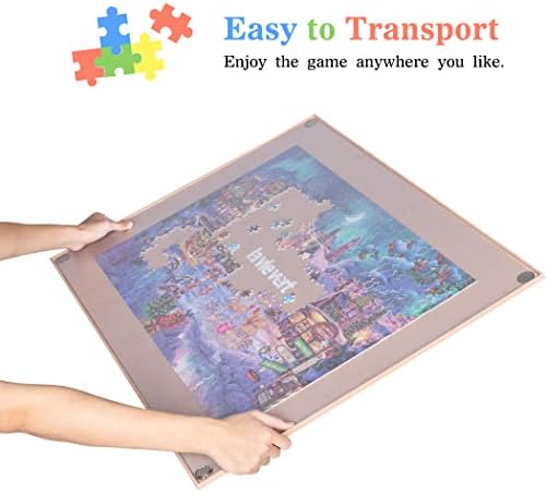 Lavievert 1000 Piece Puzzle Board, Lightweight & Portable Jigsaw Table