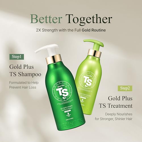 TS Gold Plus Shampoo | Hair Loss Shampoo with Biotin