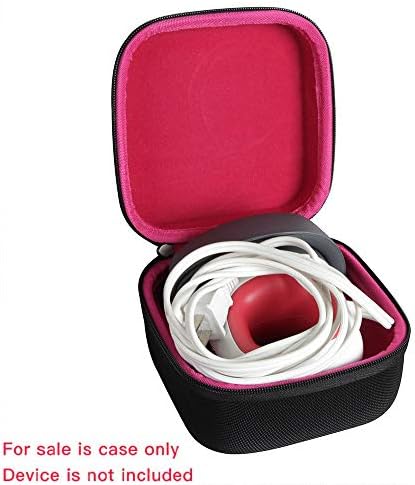 Hermitshell Hard Travel Case for Cricut Easy Press Mini Heat Press Machine (Black+Rosy)