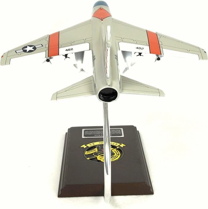 Vought LTV A-7 Corsair II US Navy Attack Jet Model Scale 1/40 | handcrafted mahogany wood, painted, airplane model, desktop display, aviation gift