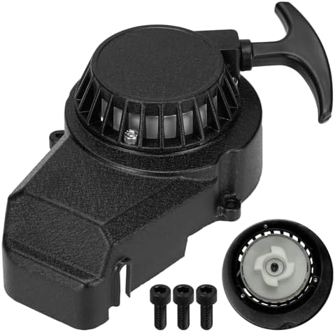 HIAORS Alloy Recoil Pull Starter Compatible with SYX Moto 50cc Dirt Bike 47cc 49cc 2 Stroke SSR SX50 Apollo Coolster QG-50 Xpro Holeshot Hawk DRX