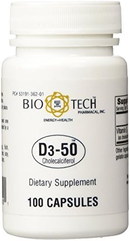 BioTech Pharmacal - D3-50 (50,000 IU) - 100 Caps (FFP)