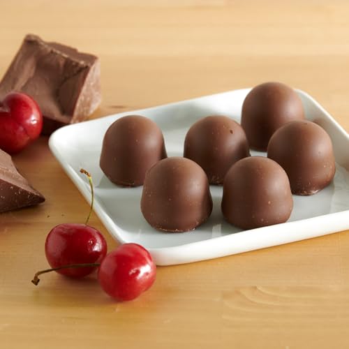 Queen Anne Milk Chocolate Covered Cordial Cherries | 6.6 oz | 10 Piece Gift Box | Whole Maraschino Cherry Creamy Filled Liquid Center |Holiday Party
