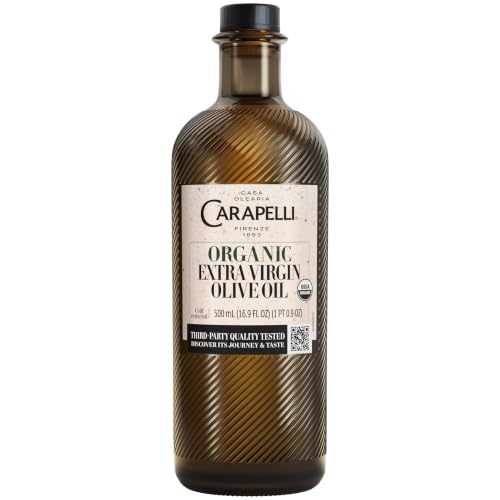 Carapelli Organic Extra Virgin Olive Oil, Cold Extracted, 16.9 fl oz