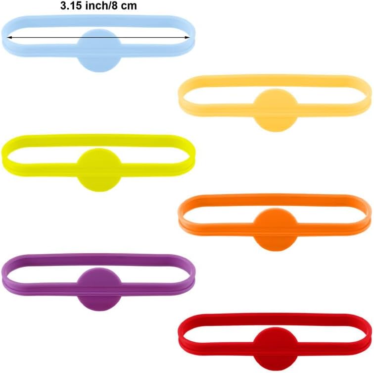 24 Pcs Silicone Drink Markers Reusable Cup and Glass Identifiers