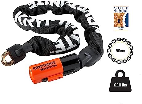 Kryptonite Evolution 1090 Bike Chain Lock, 3 ft