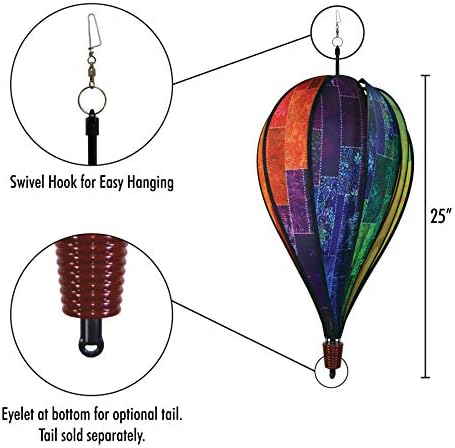 In the Breeze 0990 USA Flag 10-Panel Hot Air Balloon Wind Spinner