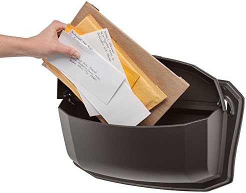 Architectural MAILBOXES 2541RZ-10 Villa Wall Mount Mailbox, Large, Rubbed Bronze