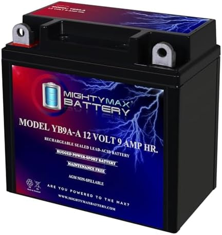 Mighty Max Battery YB14L-A2 -12 Volt 12 AH, 210 CCA, Rechargeable Maintenance Free SLA AGM Motorcycle Battery