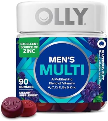 OLLY Men's Multivitamin Gummy, Supports Overall Wellness,* - 90 Count