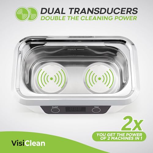 Ultrasonic Cleaner, Professional Ultrasonic Jewelry Cleaner for Diamond Ring, Silver, Gold, Earrings, Necklaces, Glasses, Denture, Retainer, Cpap