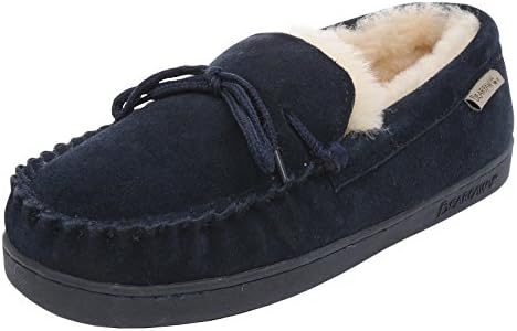 BEARPAW Moc II 2 - Men's Sheepskin Slipper - 1295M | Comfortable & Lightweight Men's Shoe, Medium Fit, Multiple Colors