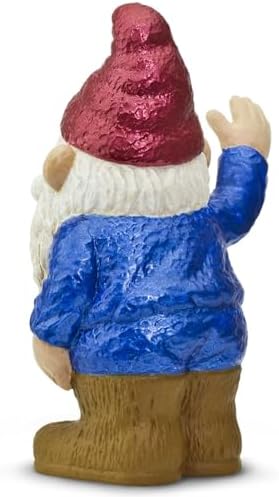 Safari Ltd. Gnorman The Gnome Figurine - Hand-Painted 2.5" Plastic Figure - Fun Educational Toy for Boys, Girls & Kids Age 3+