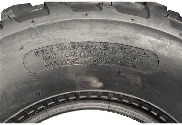 P367 22x9-10 ATV UTV All-Terrain Tire with 6-ply Construction, OEM Style Tread, Wide Footprint for Mud and Soft Dirt