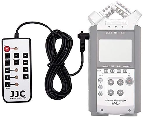 Wired Remote Control Replaces for Zoom RC4 for Zoom H4n H4nPro H4nSP for RODE NT5 Portable Handy Remote Control with 78.7"/200cm Cable to Capture Volume,Record Level,Input Source&Transport Functions