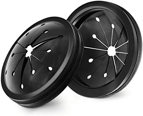 Garbage Disposal Splash Guard Collar Sink Baffle, Food Waste Disposer Parts Accessories, 3-1/8 Inch Multi-function Drain Plugs for Garbage Disposals by CLEESINK