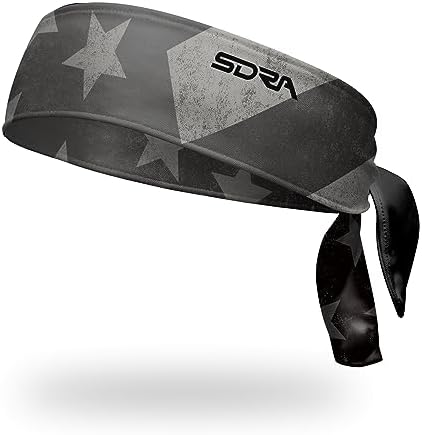 Suddora Country Flag Tie Headband with National Flag, Breathable Sweatband for National Sports Events, Non-Slip Fabric Sweatband for Soccer, Tennis