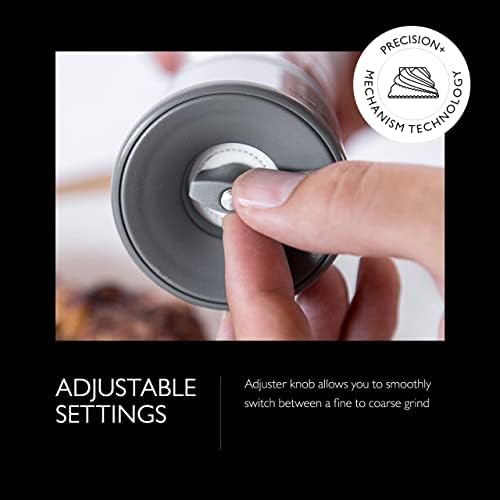Cole & Mason Lincoln Duo Salt and Pepper Grinder Combo, Acrylic Combination Mill Includes Premium Salt and Peppercorns