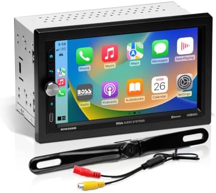 BOSS Audio Systems BV9364B Car Stereo, Hands-Free Calling, Double DIN