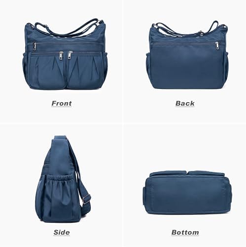VOLGANIK ROCK Crossbody Purses for Women Shoulder Handbags Lightweight Waterproof Nylon Travel Bag Ladies Pocketbooks