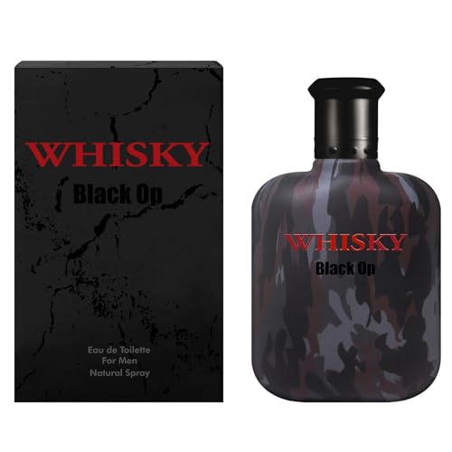 WHISKY BLACK OP Eau de Toilette for Men – Bold and Mysterious Scent with Apple