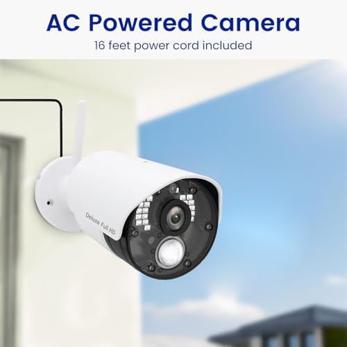 CasaCam Wireless Security Camera Air, 7 inch Monitor, 2 720p Cams, No Fees