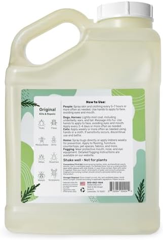 Cedarcide Original Bug Spray | Repel & Kill Fleas, Ticks, Mosquitoes, Mites, Ants & Chiggers | for use on People