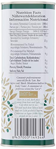 O-Med Arbequina Extra Virgin Olive Oil - 1000 ML (33.8 Fl Oz)