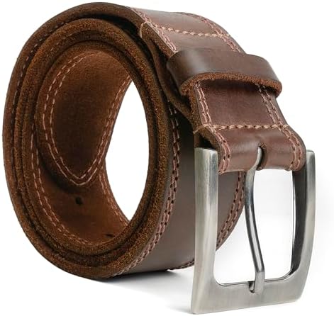 Hide & Drink Rugged Full Grain Leather Belt - Durable Men's Belt for Jeans, Western, Casual & Dress, Mens Belts for Men