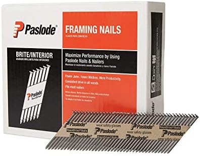Paslode, Framing Nails, 650604, 30 Degree RounDrive Brite, 2 3/8 inch x.113 Gauge, Smooth, 2,000 per Box