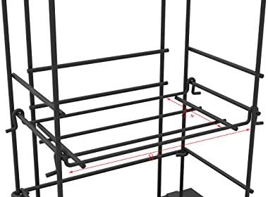 FixtureDisplays CD Tower Media Rack DVD Organizer Video Game Blu Ray Storage Holds 176 Single CDs 18469