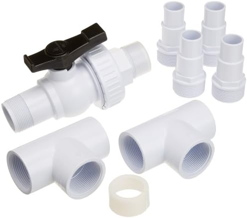 Smartpool SK35 Manual Diverter Valve Replacement Kit for SunHeater Aboveground Pools white