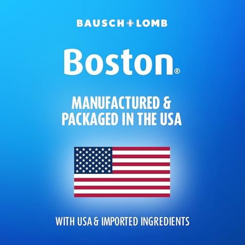Boston SIMPLUS Multi-Action Solution, Cleans & Conditions Rigid Gas Permeable (RGP) Lens, Daily Protein Remover, 3.5 Fl Oz