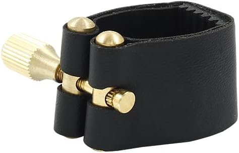 Bonsicoky Alto Sax Mouthpiece Ligature, Black | Fastener Accessory Part, For Saxophone