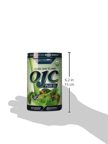 Purity Products Certified Organic Juice Cleanse OJC Plus Berry Surprise - 30+ Organic Veggies and Fruits - 5 Grams of Fiber - Promotes Energy and