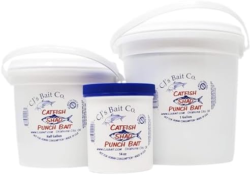 CJ's Catfish Shad Punch Bait, 1/2 Gallon