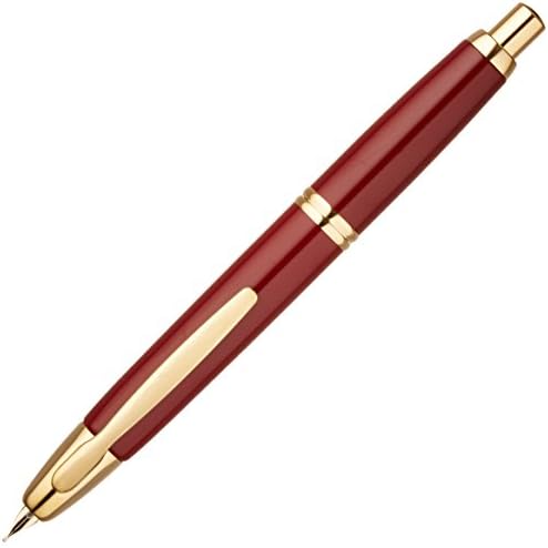 Pilot Fountain Pen Capless, F-Nib, Black Body (FC-15SR-B-F)