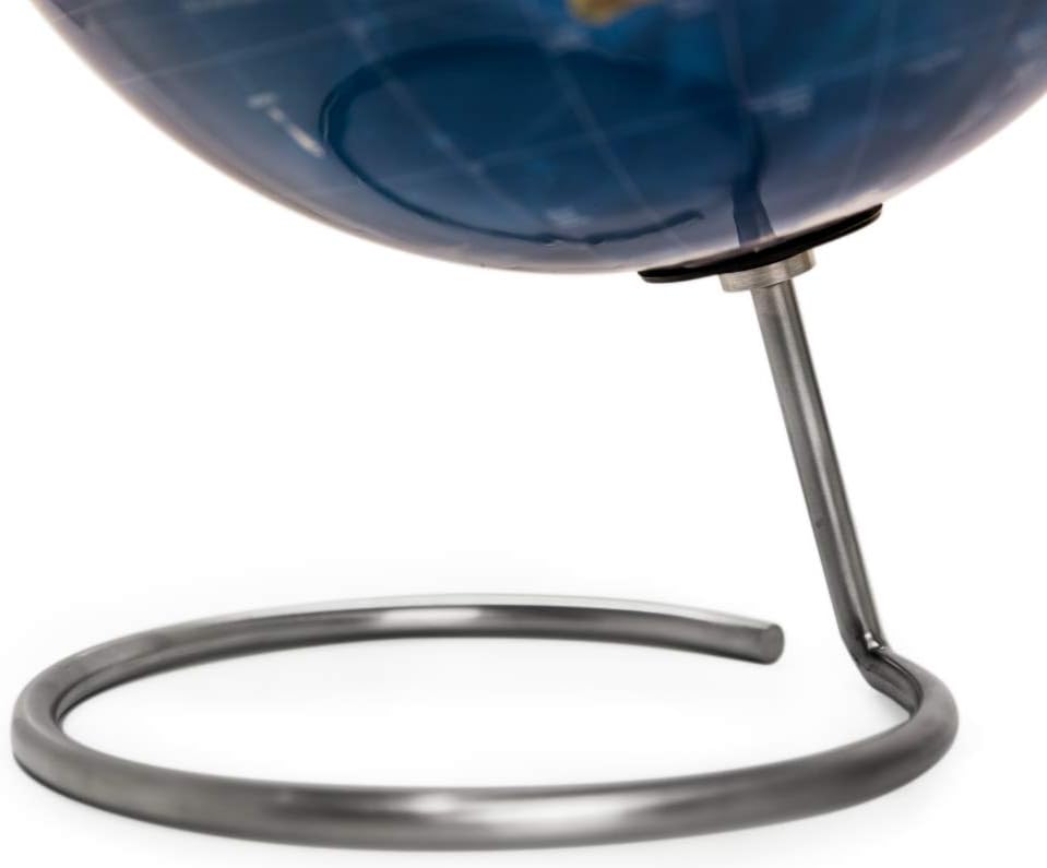 Magnetic World Globe, 10" Magnetic Standing Sphere for Office Desk or Classroom