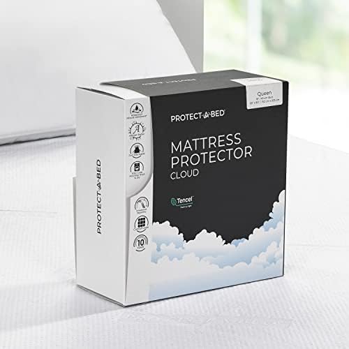 Protect-A-Bed Cloud Extra-Soft Tencel Waterproof Mattress Protector, Queen