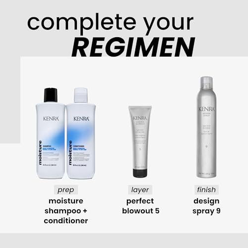Kenra Design Spray 9 | Light Hold Hairspray | Tames Frizz & Flyaways | Lightweight, Brushable Formula | All Hair Types