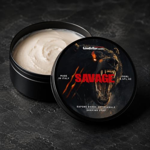 Goodfellas' Smile Savage Shaving Soap for Brush, Made in Italy