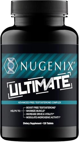 Nugenix Ultimate, Testosterone Booster, 120 tablets | Maximize Muscle, Increase Drive, Modulate Androgenic Activity