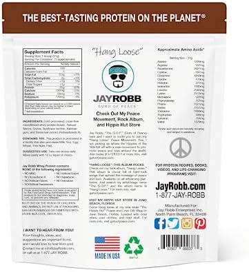 JAYROBB Whey Protein (5 Pound, Vanilla)
