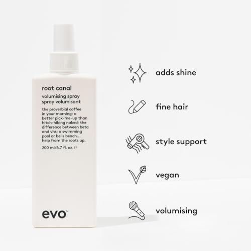 EVO Root Canal Volumizing Styling Spray for Fine Hair - Adds Body, Texture & Shine
