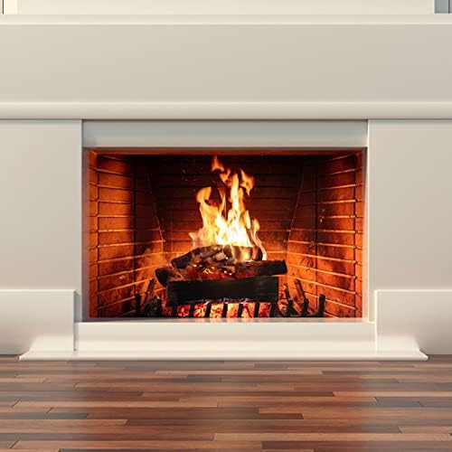 Skyflame 10 Small Piece Set of Ceramic Wood Logs and Pine Cones