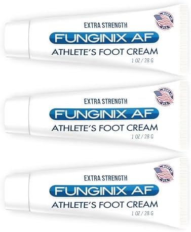 Funginix AF Athlete's Foot Anti-Fungal Treatment, FDA-approved, Safe and Effective, 1 Ounce Tube