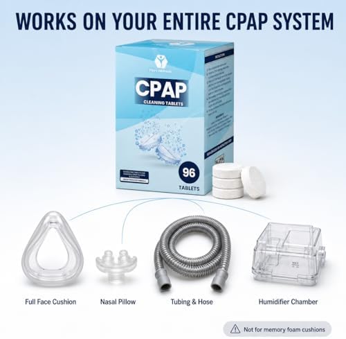 Mars Wellness CPAP Cleaning Tablets – 96 Count – CPAP Cleaner for Masks